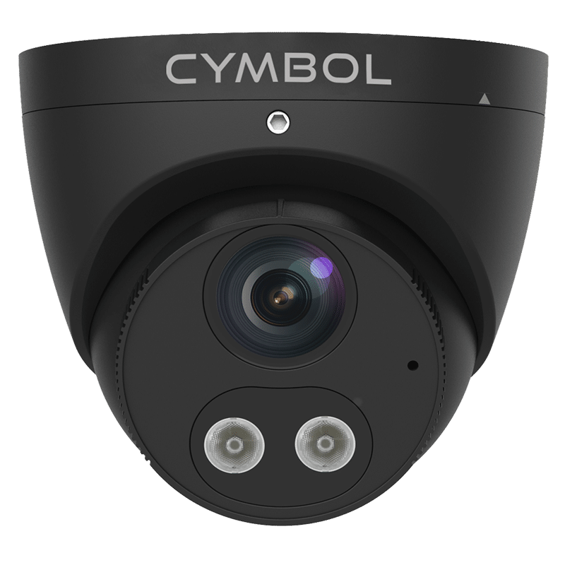 Cymbol 5MP Tri-guard Turret Camera Two-way Audio & Light – Black