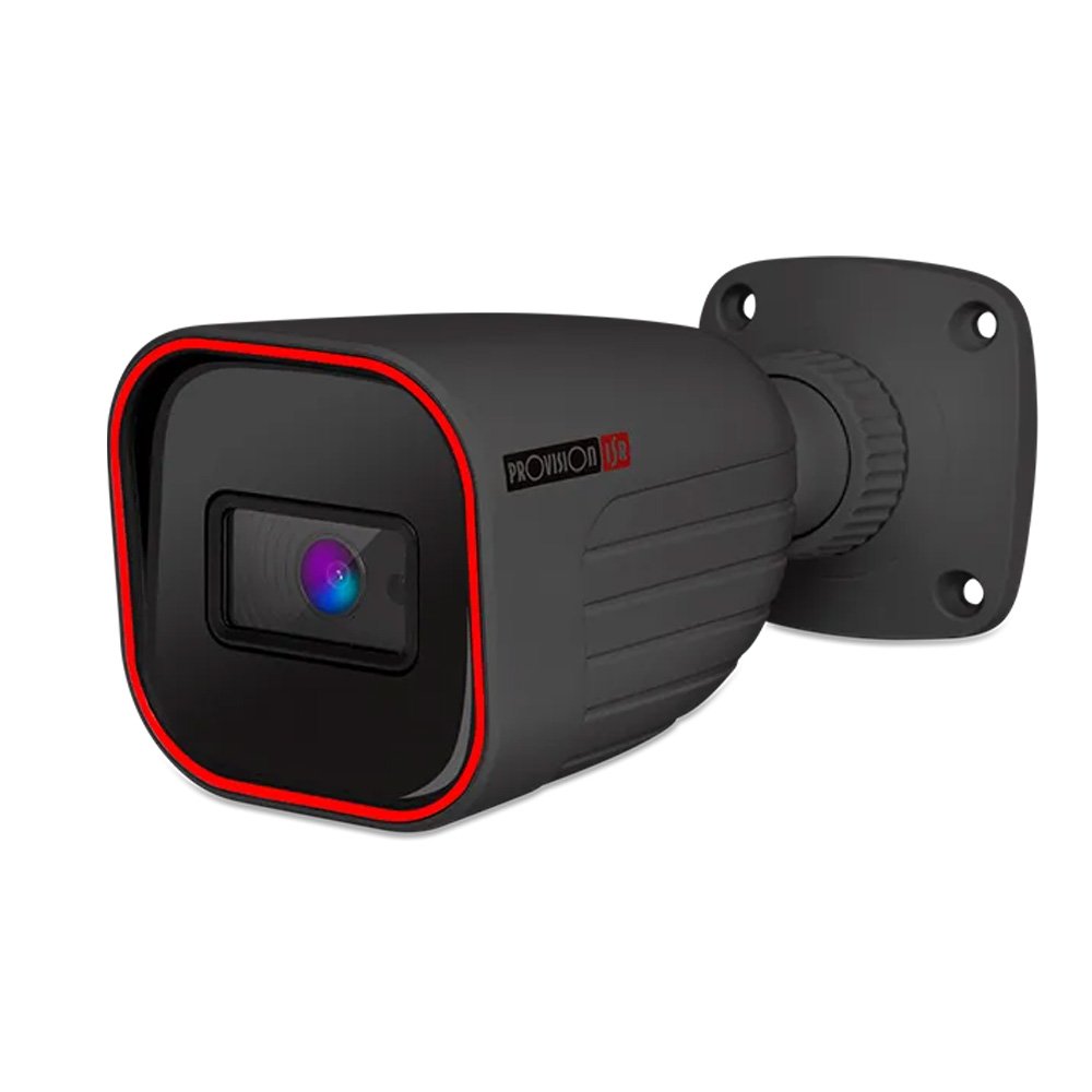 Provision-ISR 4MP Bullet Fixed Lens Camera - Grey