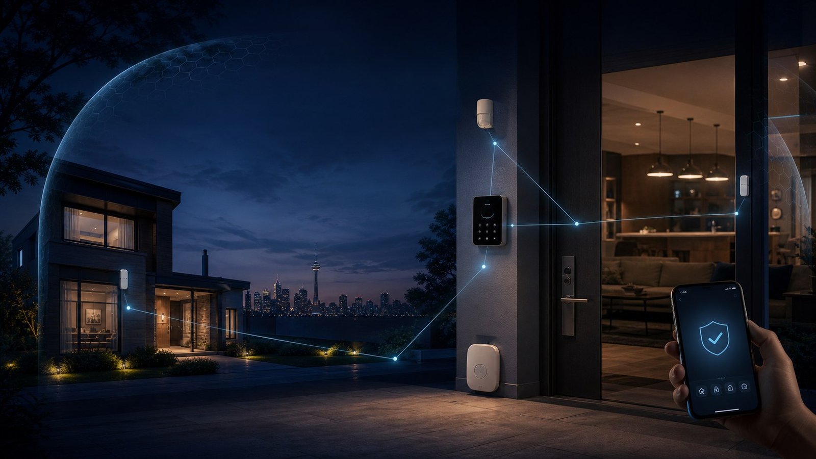 Security alarm sensors and intrusion detection systems